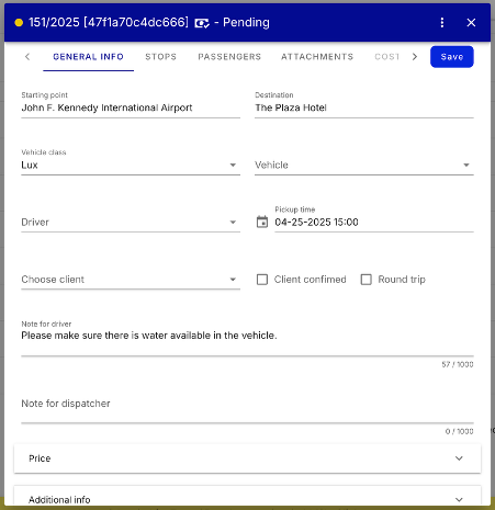 limoexpress ai limo software chauffeur airport transfer dispatch tool crm management