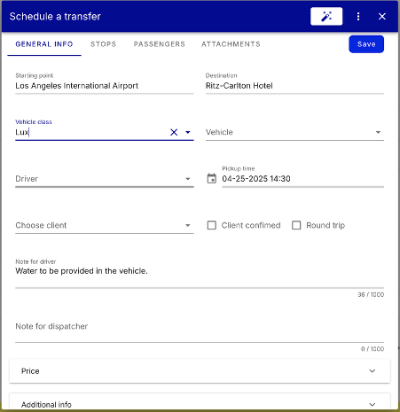 limoexpress ai limo software chauffeur airport transfer dispatch tool crm management